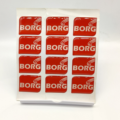 3M আঠালো PU 3D Epoxy স্টিকার ক্লিয়ার Epoxy রজন গম্বুজ স্টিকার কাস্টমাইজড লোগো